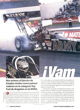 MP en las carreras: U.S. Army en la categoría Top Fuel de dragsters - Marzo 2002