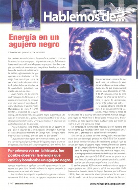 Energía en un agujero negro - Enero 2002
