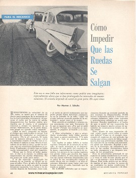 Cómo Impedir Que las Ruedas Se Salgan - Junio 1965