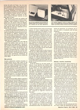 Informe de los dueños: Nissan Pulsar NX - Abril 1984