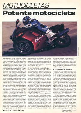 Motocicletas: Kawasaki Ninja ZX-11 D - Octubre 1993
