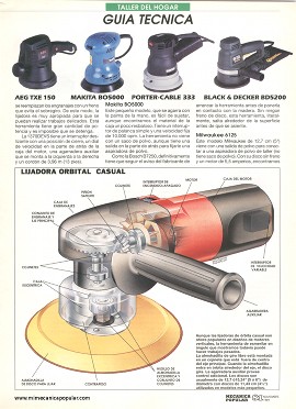 Prueba de comparación: Lijadoras Orbitales - Noviembre 1994