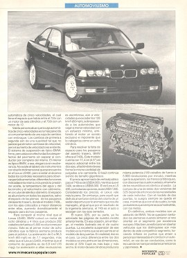 Modelos BMW - Mayo 1993