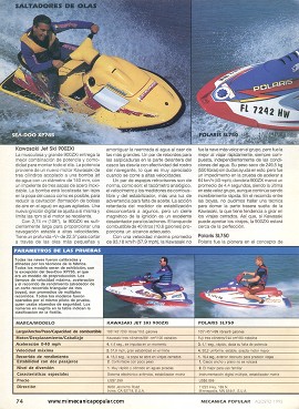 Prueba comparativa: Motonetas Acuáticas - Agosto 1995