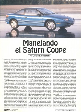 Saturn Coupe - Noviembre 1993