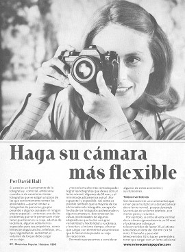 Haga su cámara más flexible - Octubre 1980