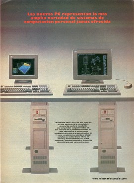 La IBM PC Sistema 2 - Julio 1987
