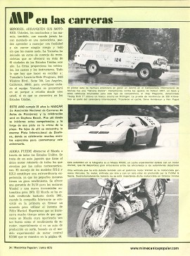 MP en las carreras - Junio 1973