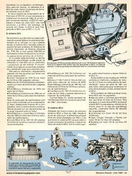 Arreglando el Ford computarizado - Primera parte - Julio 1982