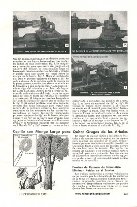 Barra Barrenadora de Servicio Pesado -Torno Metal - Septiembre 1949