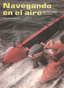 Comparativo de seis botes inflables - Agosto 1987