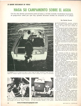 Haga su Campamento Sobre el Agua - Agosto 1966