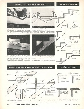 El secreto para construir buenas escaleras - Marzo 1966