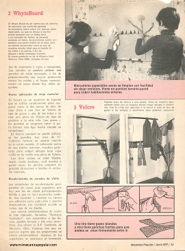 Doble la utilidad de sus paredes - Junio 1977