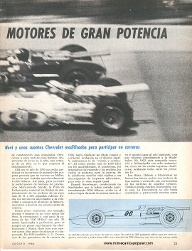 1966 en Indianapolis -Nuevos Motores de Gran Potencia - Agosto 1966
