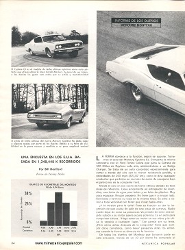 Informe de los dueños: Mercury Montego - Septiembre 1969