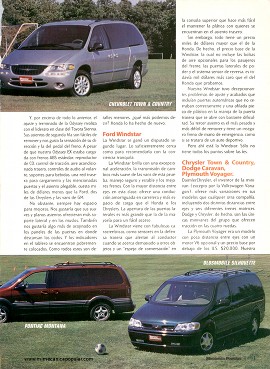 Comparamos 12 minivans familiares - Diciembre 1999