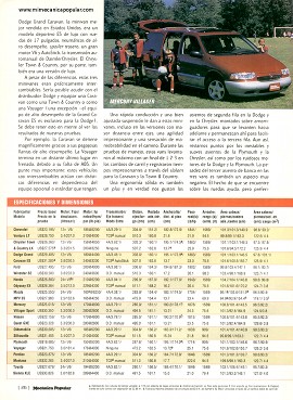 Comparamos 12 minivans familiares - Diciembre 1999