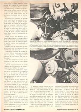 Motocicletas que Funcionan con Gas Propano - Noviembre 1974