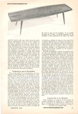 Original Mesa de Coctel - Agosto 1959
