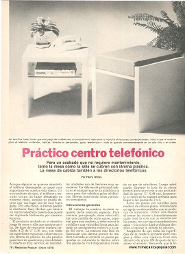 Práctico centro telefónico - Enero 1979