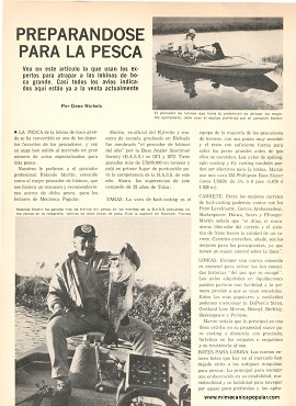 Para el pescador: Preparándose para la pesca - Diciembre 1973