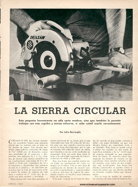 La Sierra Circular Portátil - Junio 1969
