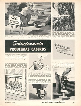 Solucionando Problemas Caseros - Agosto 1964