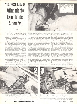 Tres pasos para un afinamiento experto del automóvil - Julio 1968