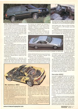 Los Autos Nuevos de Agosto 1992