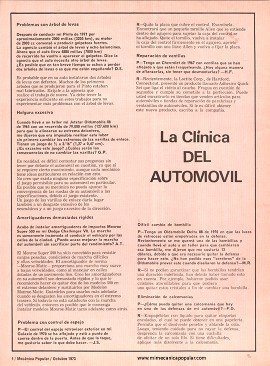 Clínica del Automóvil - Octubre 1973