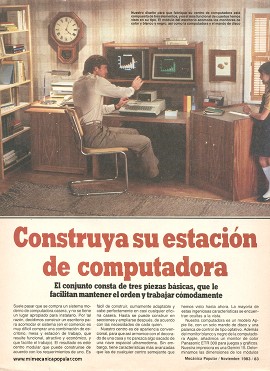 Construya su estación de computadora - Noviembre 1983