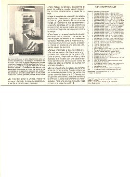Esconda su tabla de planchar - Julio 1980