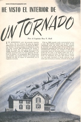He Visto el Interior de un Tornado - Octubre 1954