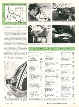 Informe de los dueños: Buick Special Deluxe - Julio 1968