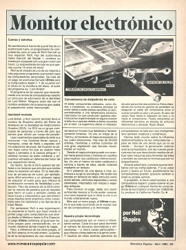Monitor electrónico - Abril 1982