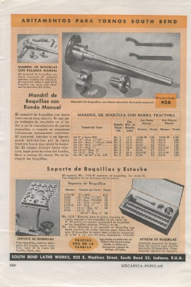 Máquinas Herramientas de Precisión South Bend - Diciembre 1948