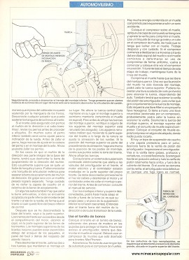 Reemplazando los tirantes MacPherson y los amortiguadores - Abril 1992