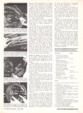 Comprobación del Sistema de Frenos - Julio 1970