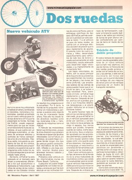 Dos ruedas - Abril 1987