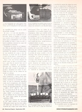 Cómo Sacarle Máximo Provecho al Acumulador - Septiembre 1972