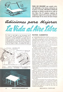 Adiciones para Mejorar La Vida al Aire Libre - Junio 1960
