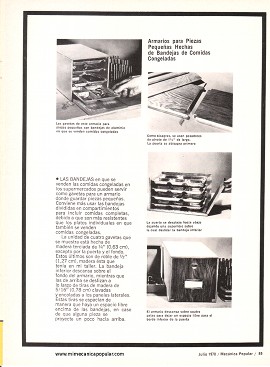 4 prácticas ideas para el taller casero - Julio 1970