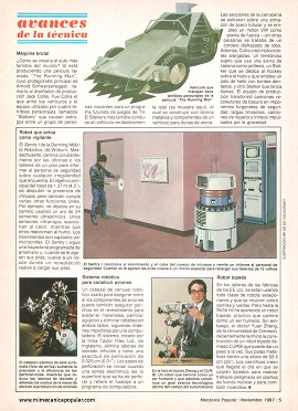 Avances... ...de la técnica - Noviembre 1987