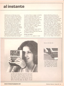 Más cámaras de fotografías al instante - Enero 1977