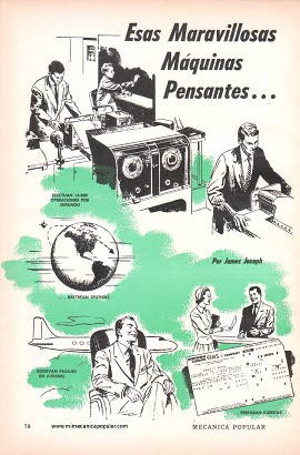 Esas Maravillosas Máquinas Pensantes - Julio 1958