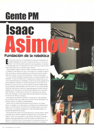 Gente PM - Isaac Asimov - Julio 2003