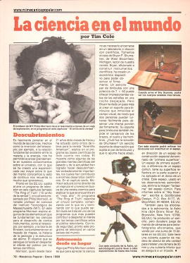 La ciencia en el mundo - Enero 1988