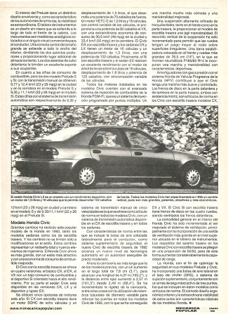 Autos del 92 - Enero 1992