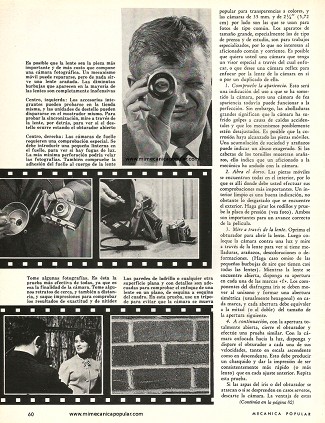 La compra de una buena cámara usada - Noviembre 1963
